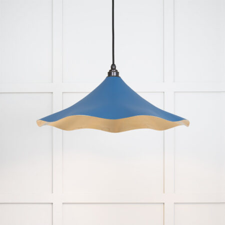 Smooth Brass Flora Pendant in Upstream | 49731SU