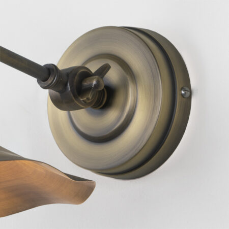 Aged Brass Flora Wall Light | 49735 - Image 5