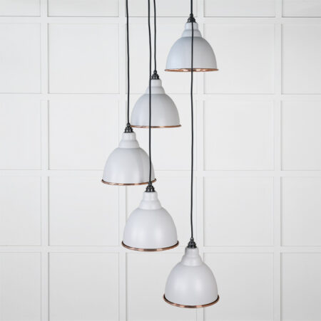 Smooth Copper Brindley Cluster Pendant in Birch | 49736SBI - Image 2
