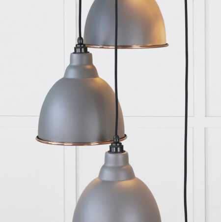 Smooth Copper Brindley Cluster Pendant in Bluff | 49736SBL - Image 4