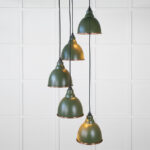 Smooth Copper Brindley Cluster Pendant in Heath | 49736SH