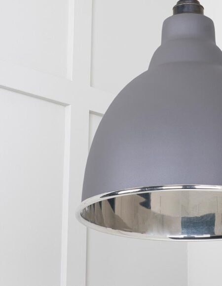 Smooth Nickel Brindley Cluster Pendant in Bluff | 49737SBL - Image 3