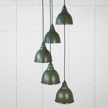 Smooth Nickel Brindley Cluster Pendant in Heath | 49737SH - Image 2