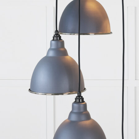 From the Anvil Smooth Nickel Brindley Cluster Pendant in Slate - Image 4