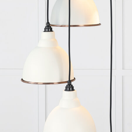 Hammered Copper Brindley Cluster Pendant in Teasel | 49739STE - Image 4