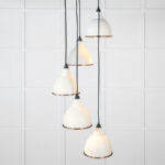 Hammered Copper Brindley Cluster Pendant in Teasel | 49739STE