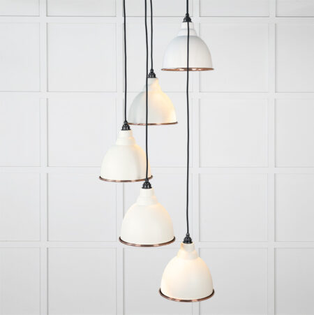 Hammered Copper Brindley Cluster Pendant in Teasel | 49739STE