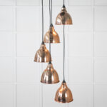 Hammered Copper Brindley Cluster Pendant | 49739