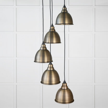 Aged Brass Brindley Cluster Pendant | 49742 - Image 2