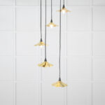 Smooth Brass Flora Cluster Pendant | 49745