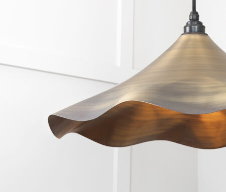 Aged Brass Flora Pendant | 49747 - Image 5