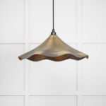 Aged Brass Flora Pendant | 49747