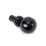 Black Hammered Ball Curtain Finial (pair) | 49901