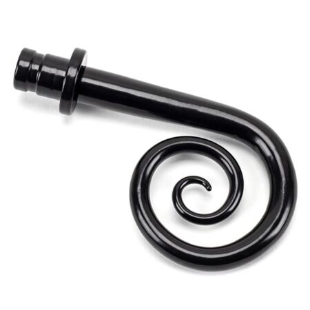 Black Monkeytail Curtain Finial (pair) | 49907