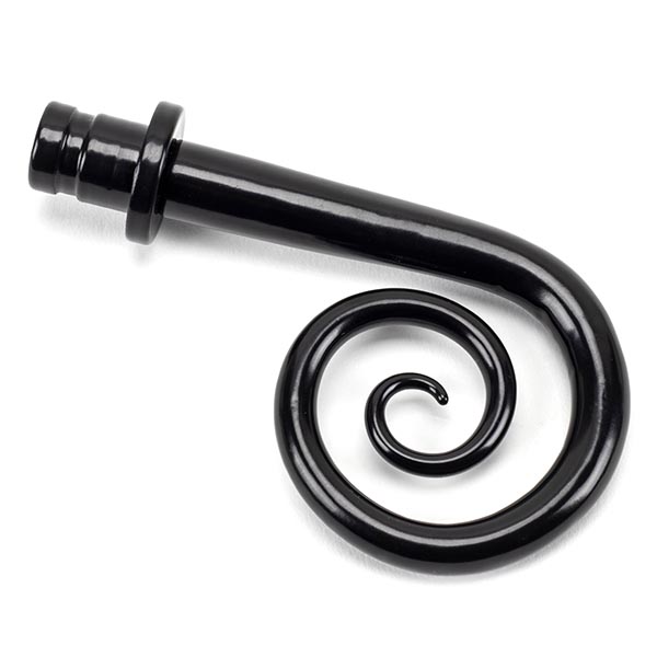Black Monkeytail Curtain Finial (pair) | 49907