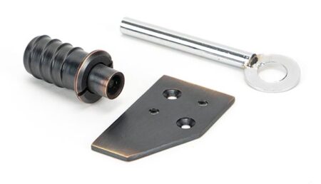 From the Anvil Aged Bronze Key-Flush Sash Stop - Image 2