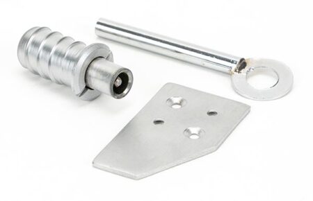From the Anvil Satin Chrome Key-Flush Sash Stop - Image 2