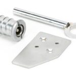 From the Anvil Satin Chrome Key-Flush Sash Stop