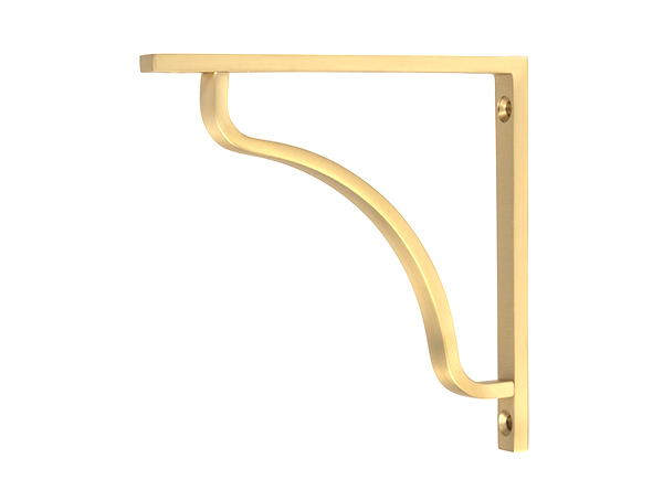 Satin Brass Abingdon Shelf Bracket (150mm x 150mm) | 51087