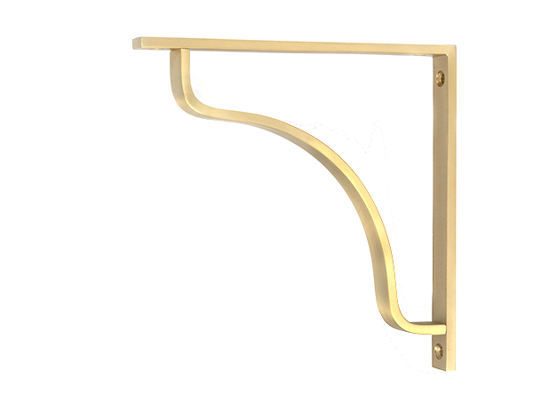 Satin Brass Abingdon Shelf Bracket (200mm x 200mm) | 51097