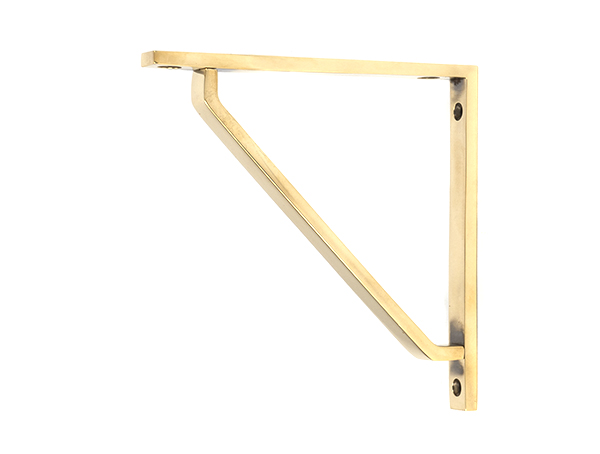 Aged Brass Barton Shelf Bracket (150mm x 150mm) | 51106