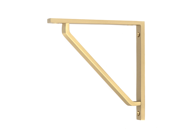 Satin Brass Barton Shelf Bracket (150mm x 150mm) | 51107