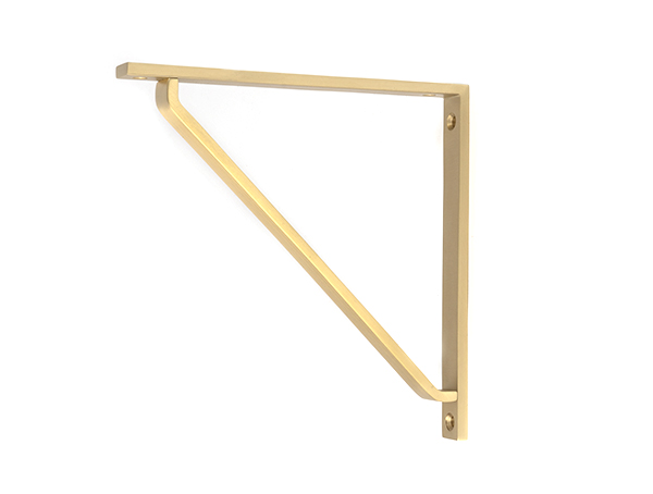 Satin Brass Barton Shelf Bracket (200mm x 200mm) | 51117