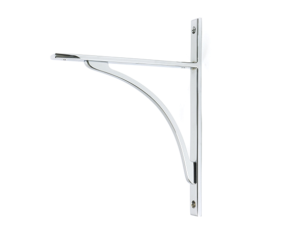 Polished Chrome Apperley Shelf Bracket (260mm x 200mm) | 51129