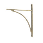 Burnished Brass Apperley Shelf Bracket (314mm x 250mm) | 51138