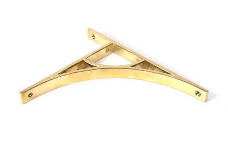From the Anvil Polished Brass Tyne Shelf Bracket (260mm x 200mm) - Image 2