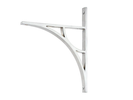 From the Anvil Satin Chrome Tyne Shelf Bracket (260mm x 200mm)