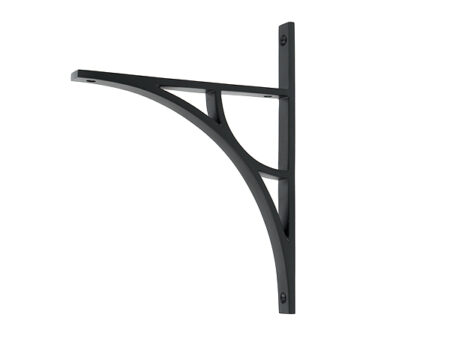 Matt Black Tyne Shelf Bracket (260mm x 200mm) | 51174
