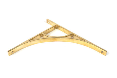 Polished Brass Tyne Shelf Bracket (314mm x 250mm) | 51175 - Image 2