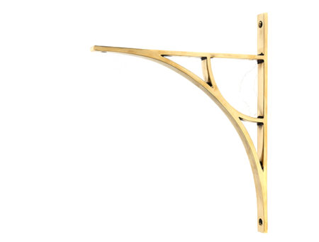 From the Anvil Aged Brass Tyne Shelf Bracket (314mm x 250mm)