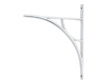 From the Anvil Polished Chrome Tyne Shelf Bracket (314mm x 250mm)