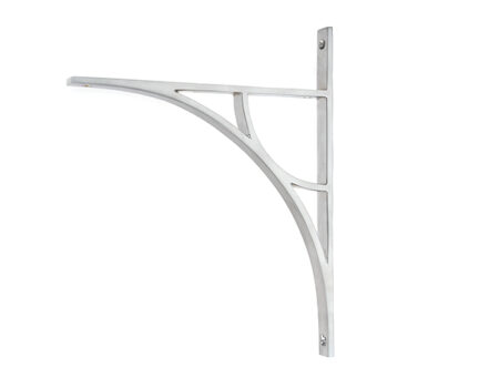 From the Anvil Satin Chrome Tyne Shelf Bracket (314mm x 250mm)
