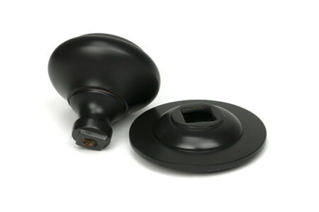 Aged Bronze Round Centre Door Knob | 52136 - Image 4