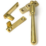 Polished Brass Night-Vent Locking Newbury Fastener | 52152