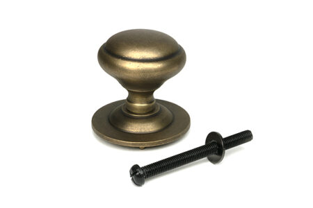 Burnished Brass Round Centre Door Knob | 52162 - Image 2