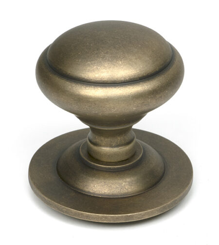 Burnished Brass Round Centre Door Knob | 52162
