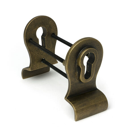 Burnished Brass 50mm Euro Door Pull (Back to Back fixings) | 52164