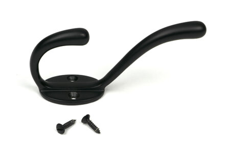 Matt Black Newbury Hat & Coat Hook | 52217 - Image 2