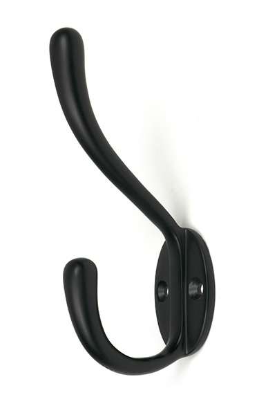 Matt Black Newbury Hat & Coat Hook | 52217