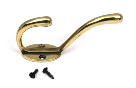 Aged Brass Newbury Hat & Coat Hook | 52218 - Image 2