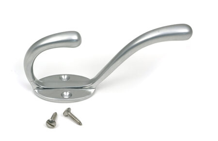 Satin Chrome Newbury Hat & Coat Hook | 52221 - Image 2