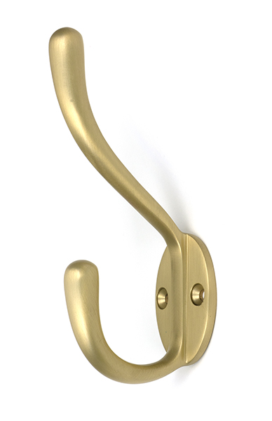 Satin Brass Newbury Hat & Coat Hook | 52223
