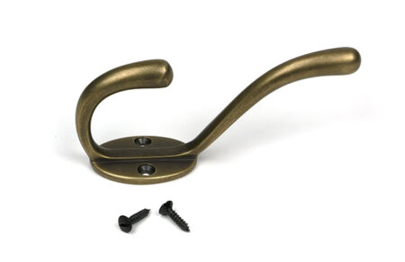Burnished Brass Newbury Hat & Coat Hook | 52224 - Image 2