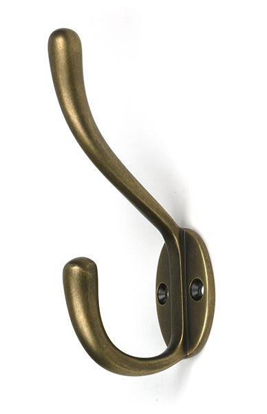 Burnished Brass Newbury Hat & Coat Hook | 52224