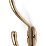 Polished Bronze Newbury Hat & Coat Hook | 52226