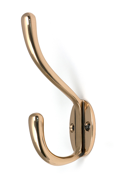 Polished Bronze Newbury Hat & Coat Hook | 52226